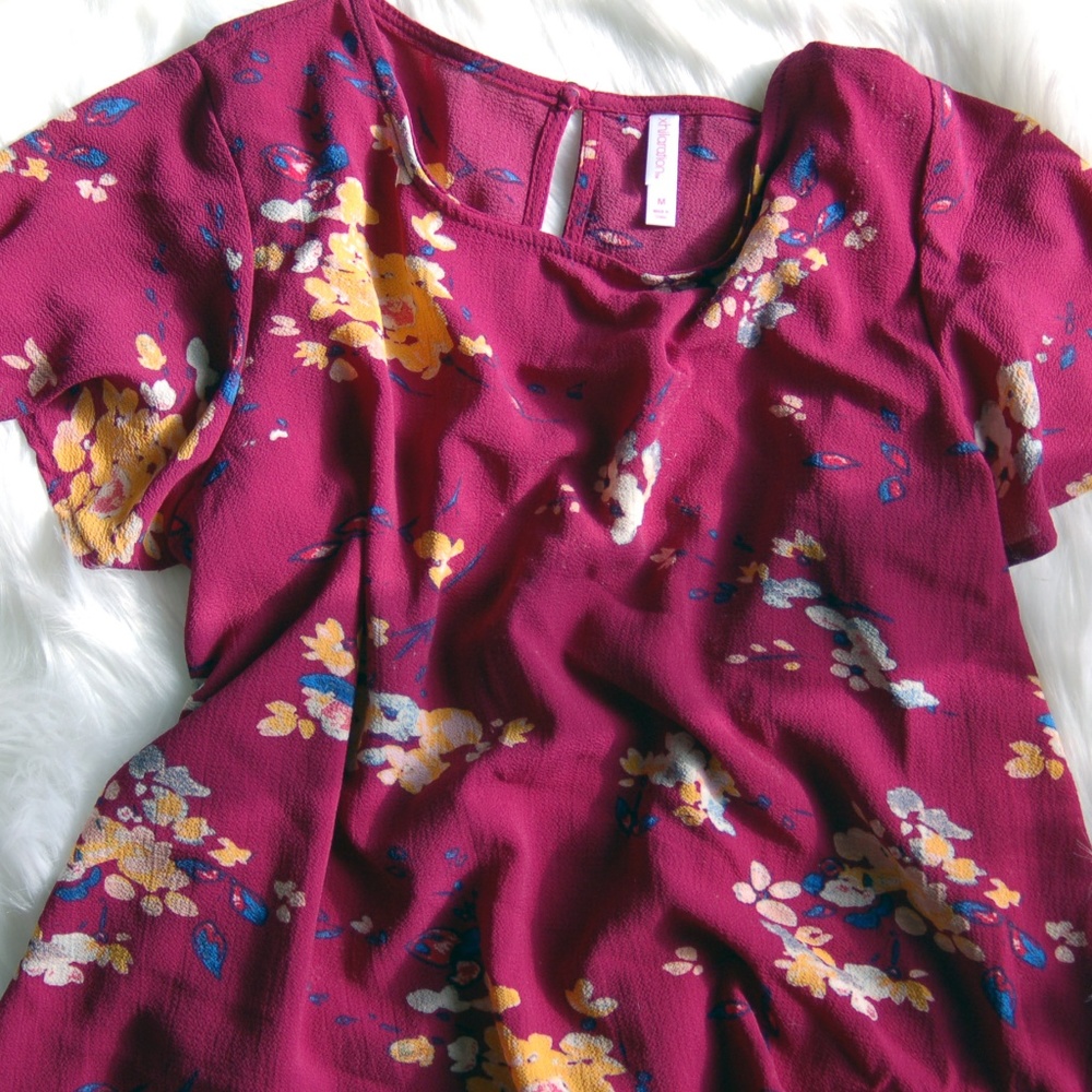 Xhilaration Floral Blouse